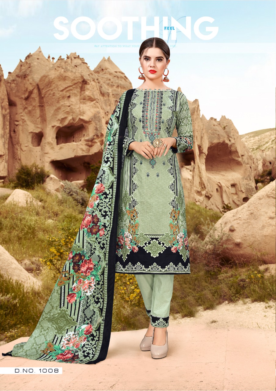 Roohi Lawn Collection Dress Material Collection.