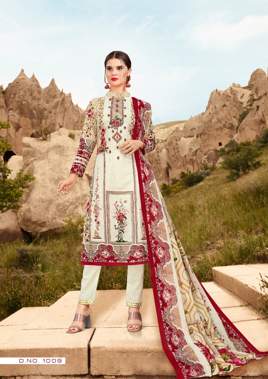 Roohi Lawn Collection Dress Material Collection.