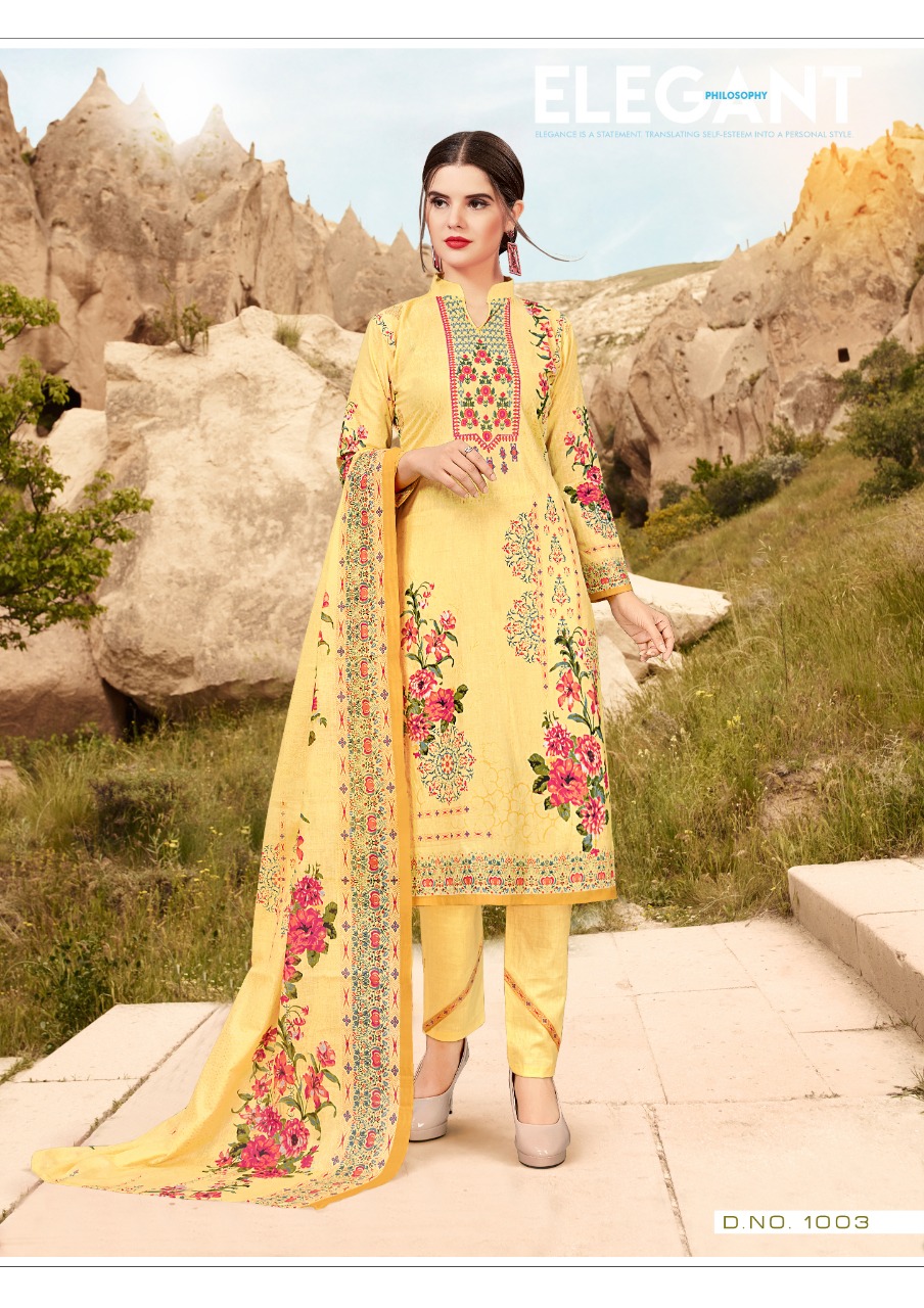 Roohi Lawn Collection Dress Material Collection.