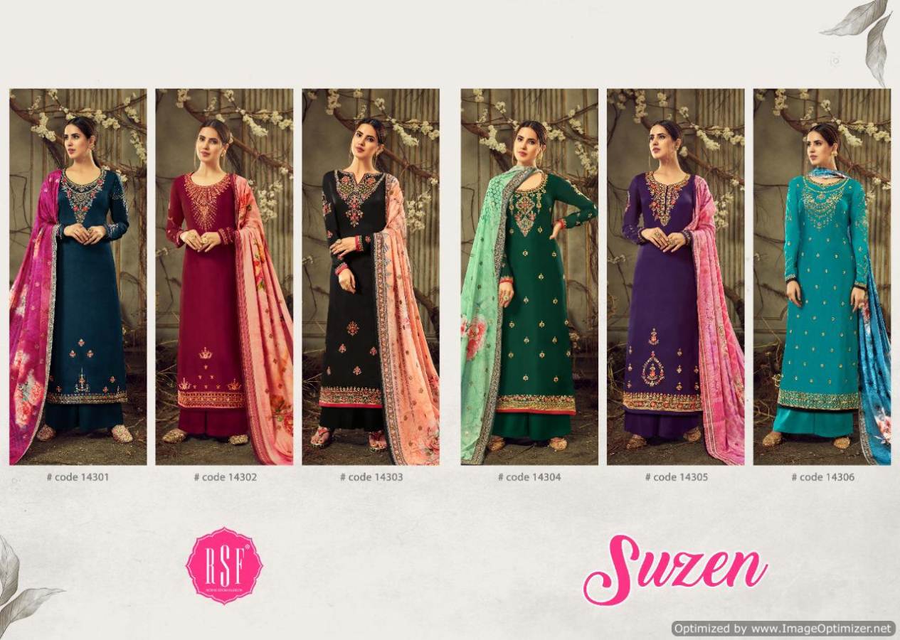Rsf Present Suzen Designer Dress Material Collection.