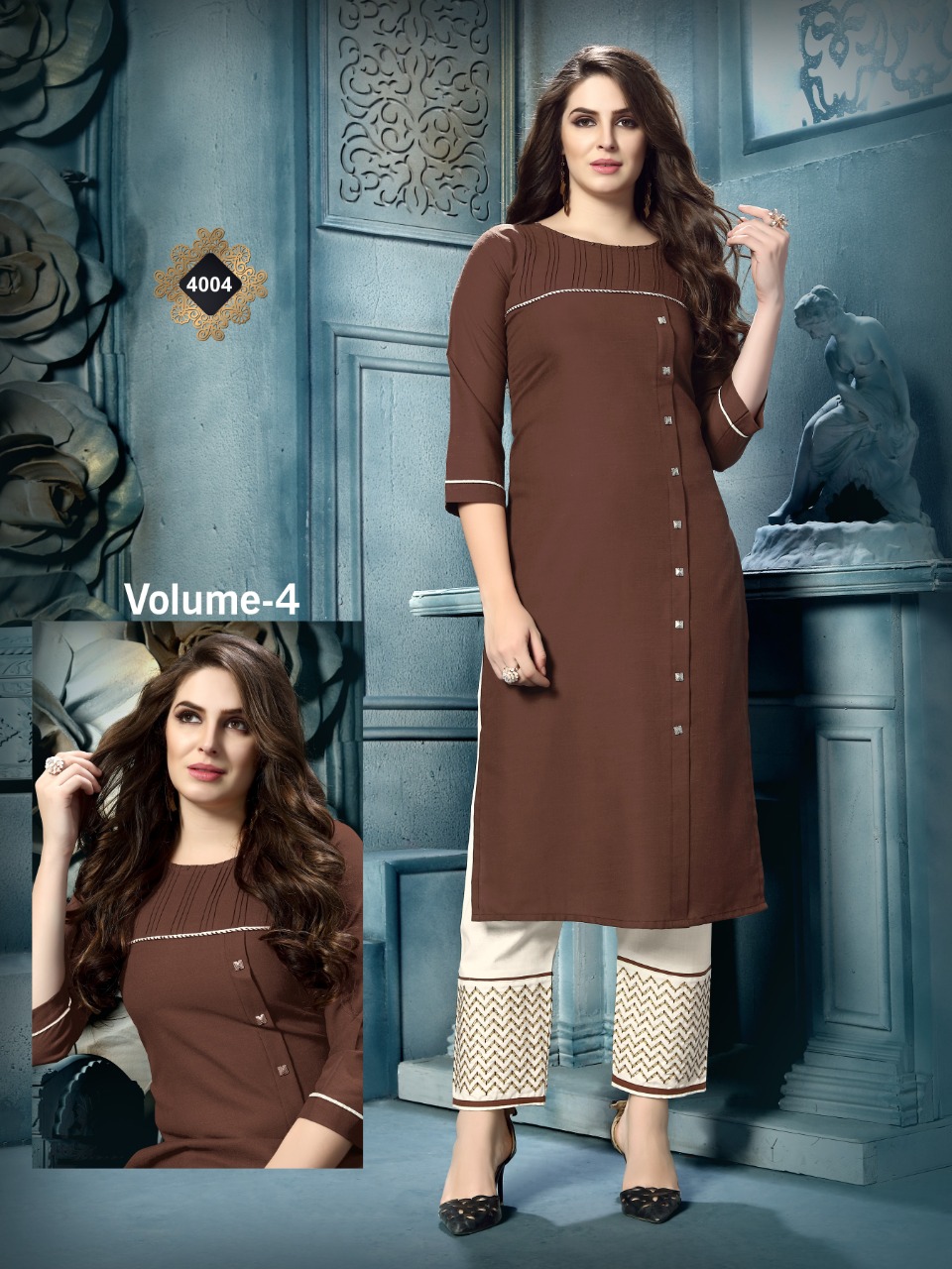 Saira Vol 4 Casual Wear Kurtis Catalogue