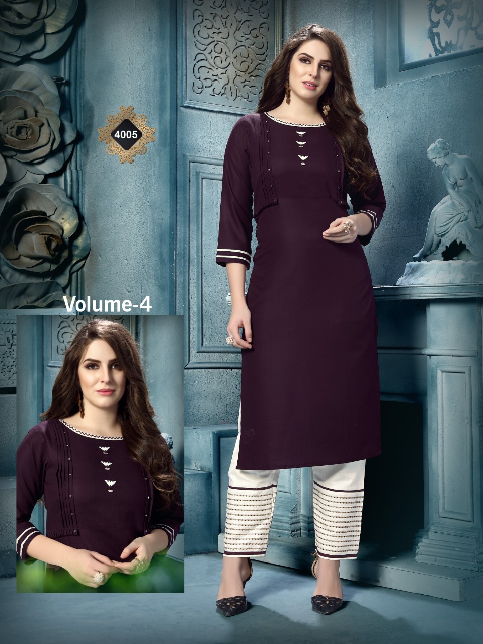 Saira Vol 4 Casual Wear Kurtis Catalogue