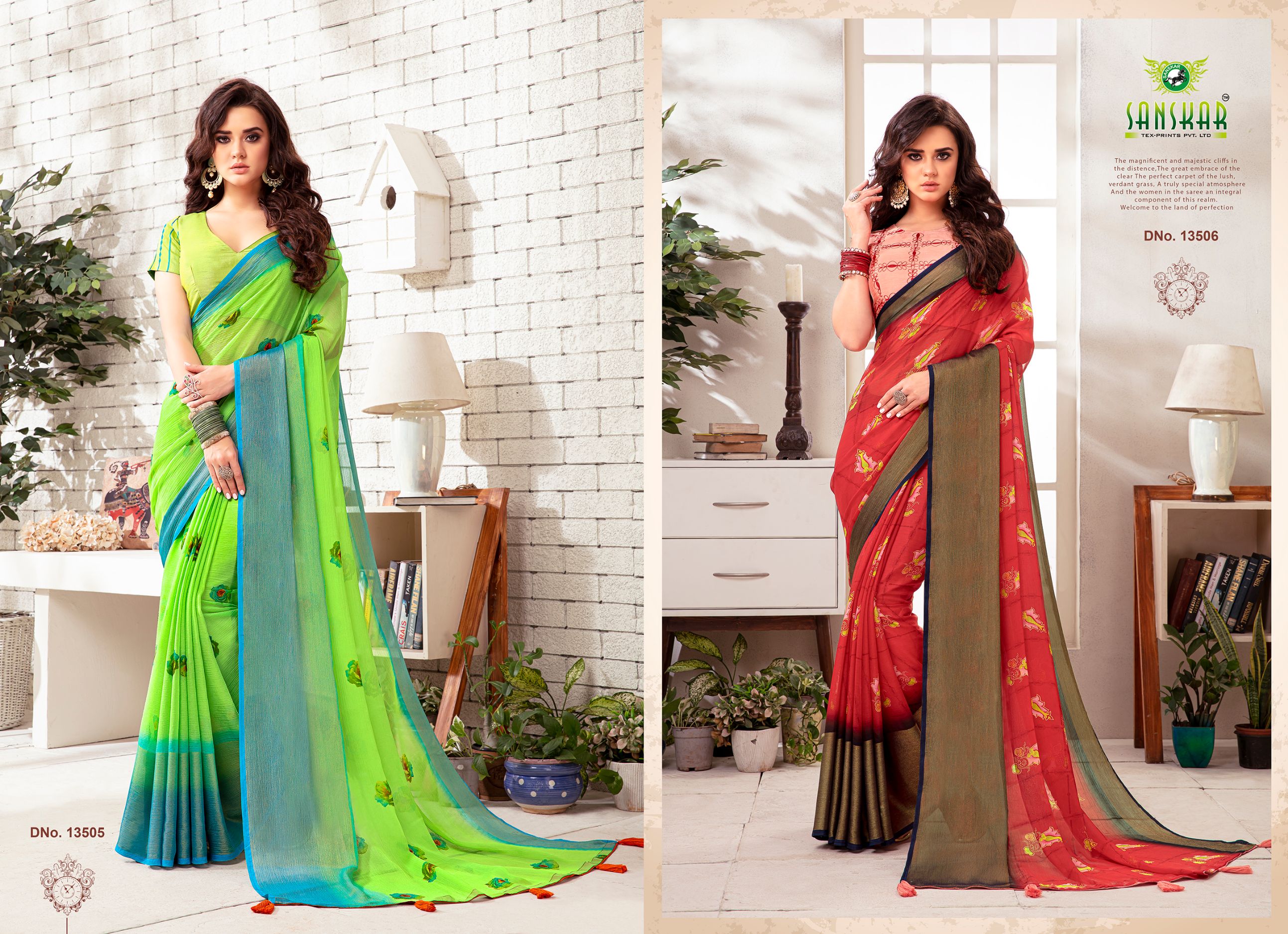 Sanskar Present Paro Printed Saree Collection