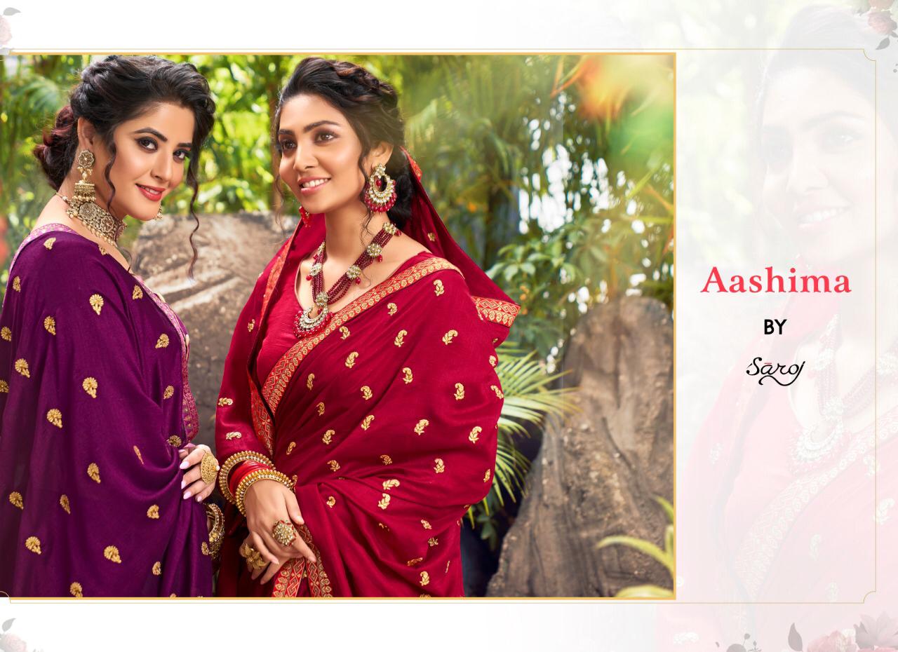 Saroj  Present Aashima Sarees Catalogue