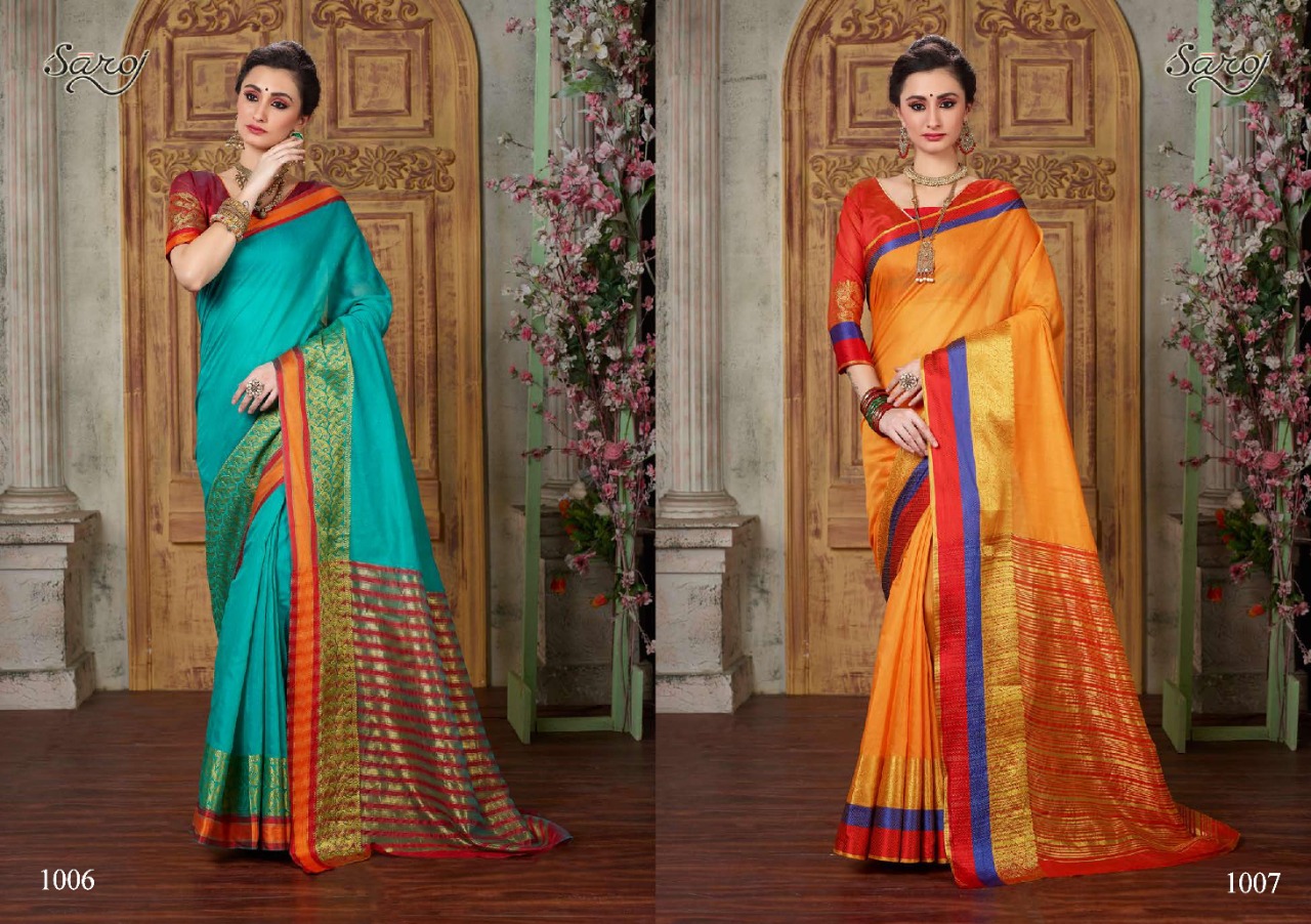 Saroj Present Hansa Sarees Catalogue