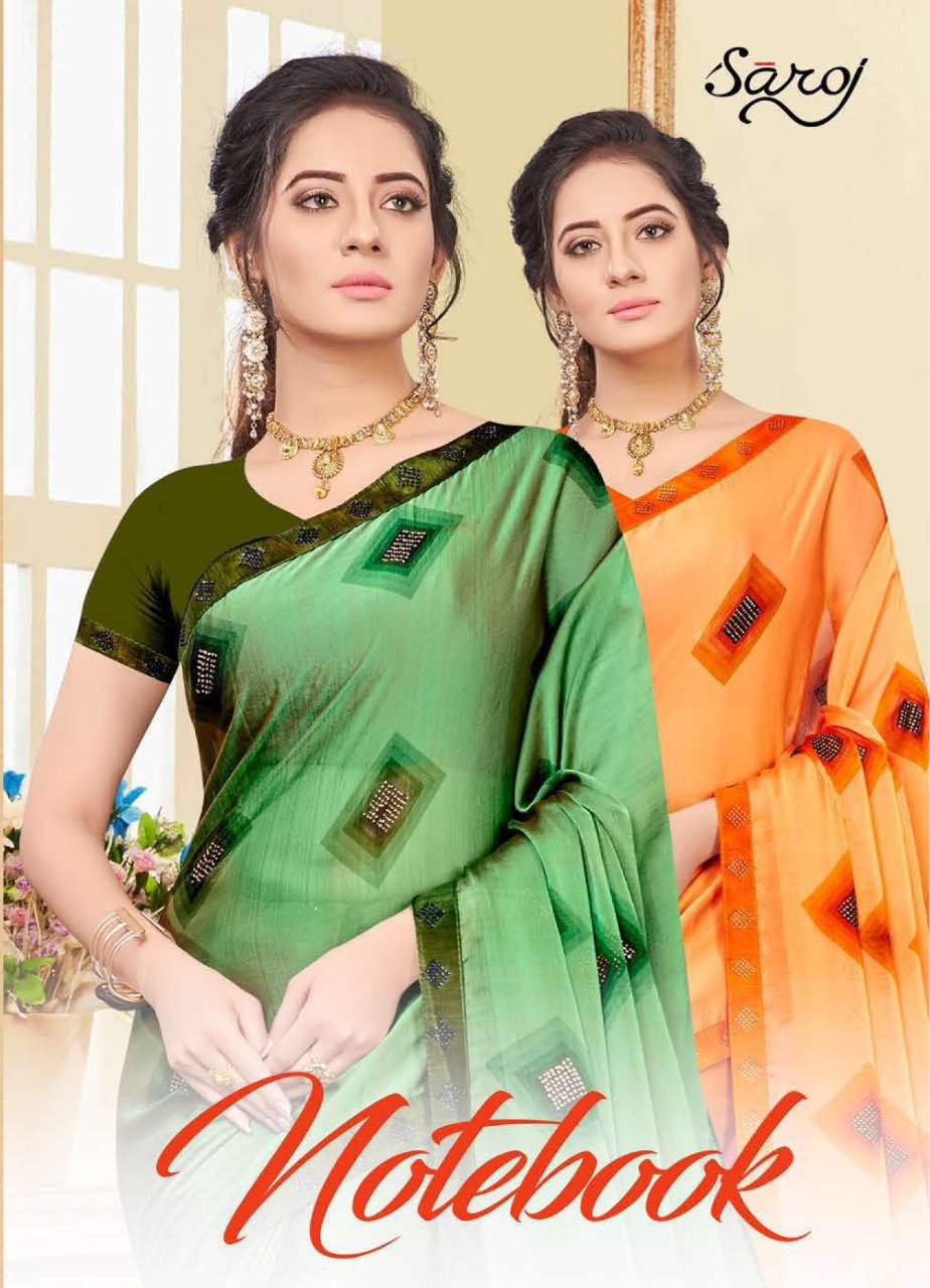 Saroj Present Notebook Sarees Catalogue