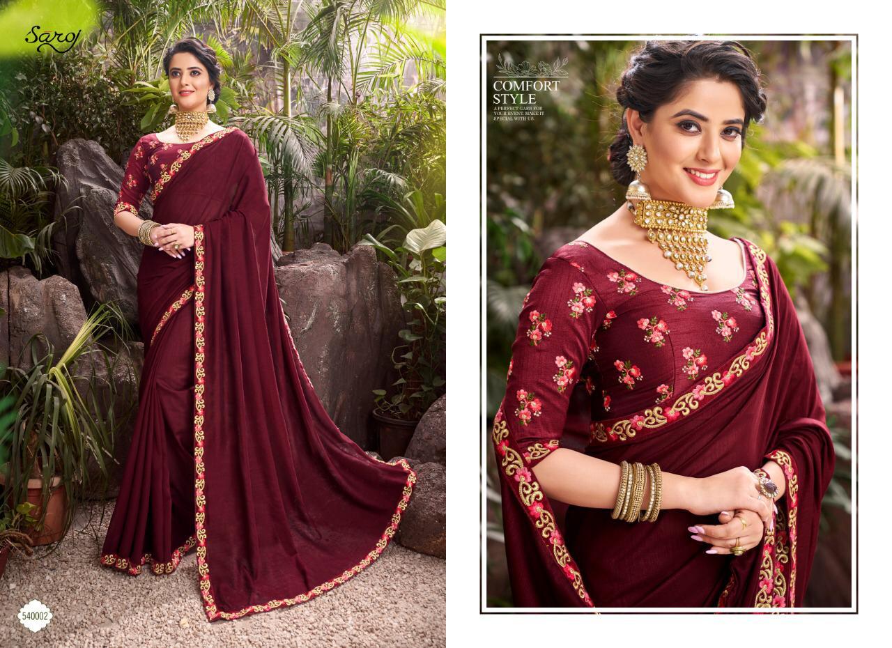 Saroj Present Novelty Sarees Catalogue