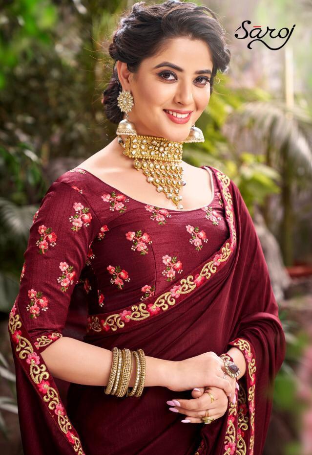 Saroj Present Novelty Sarees Catalogue
