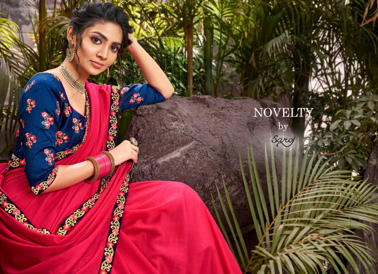 Saroj Present Novelty Sarees Catalogue