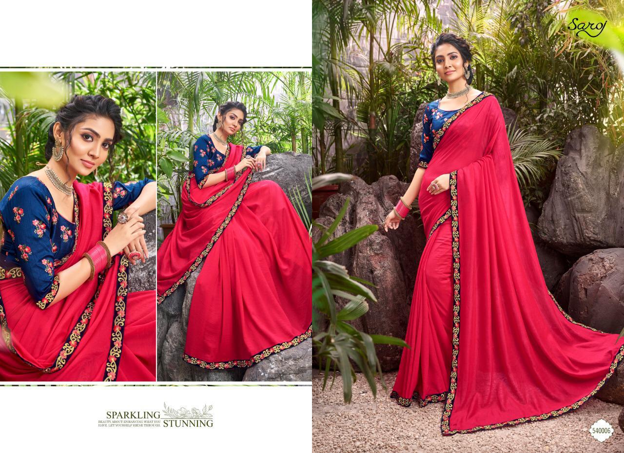 Saroj Present Novelty Sarees Catalogue