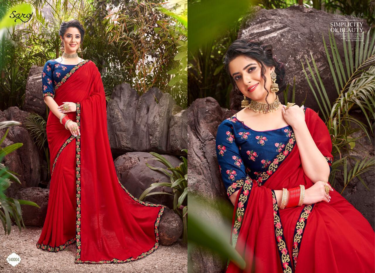 Saroj Present Novelty Sarees Catalogue