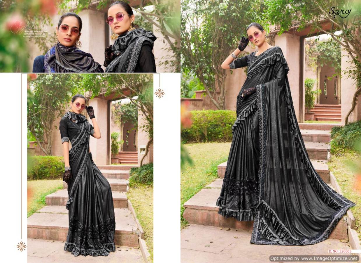 Saroj Present Mellody Designer Sarees Catalogue.