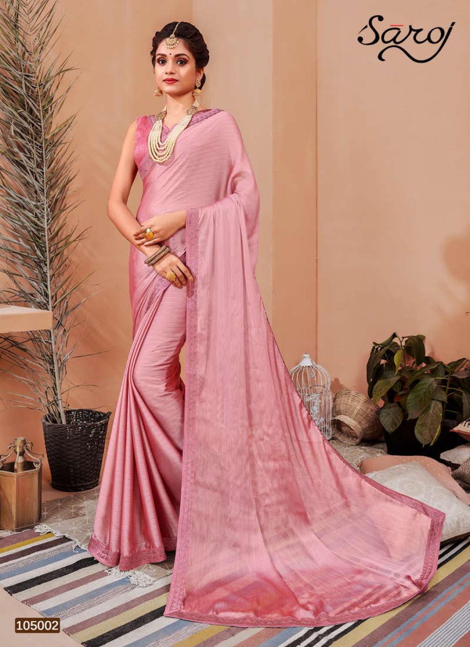 Saroj  Present Monali Festival Wear Sarees Catalogue