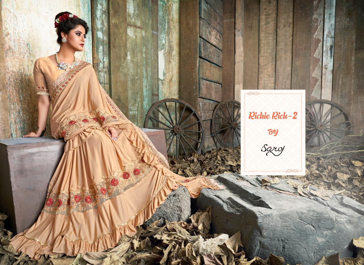Saroj Present Richie Rich Vol 2 Sarees Catalogue