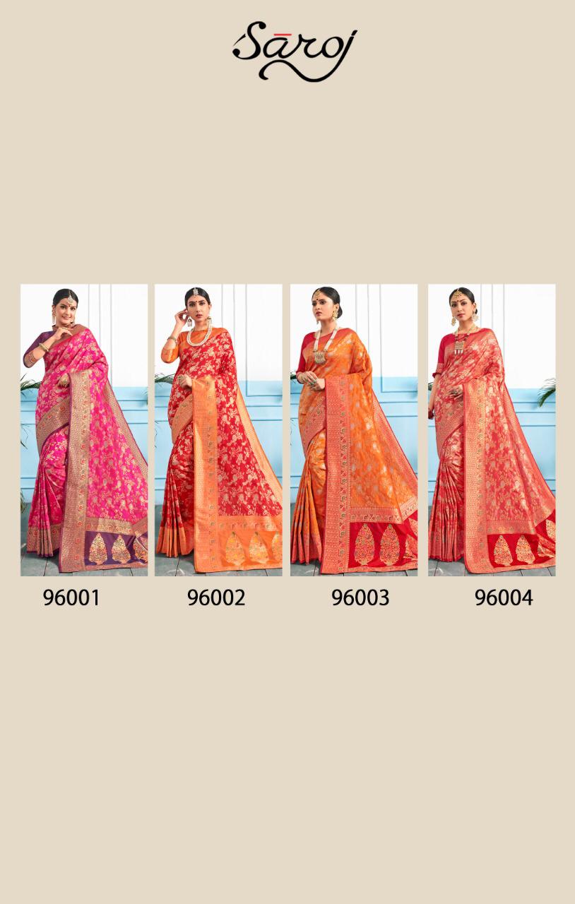 Saroj Present Solah Shrigar Silk  Sarees Catalogue