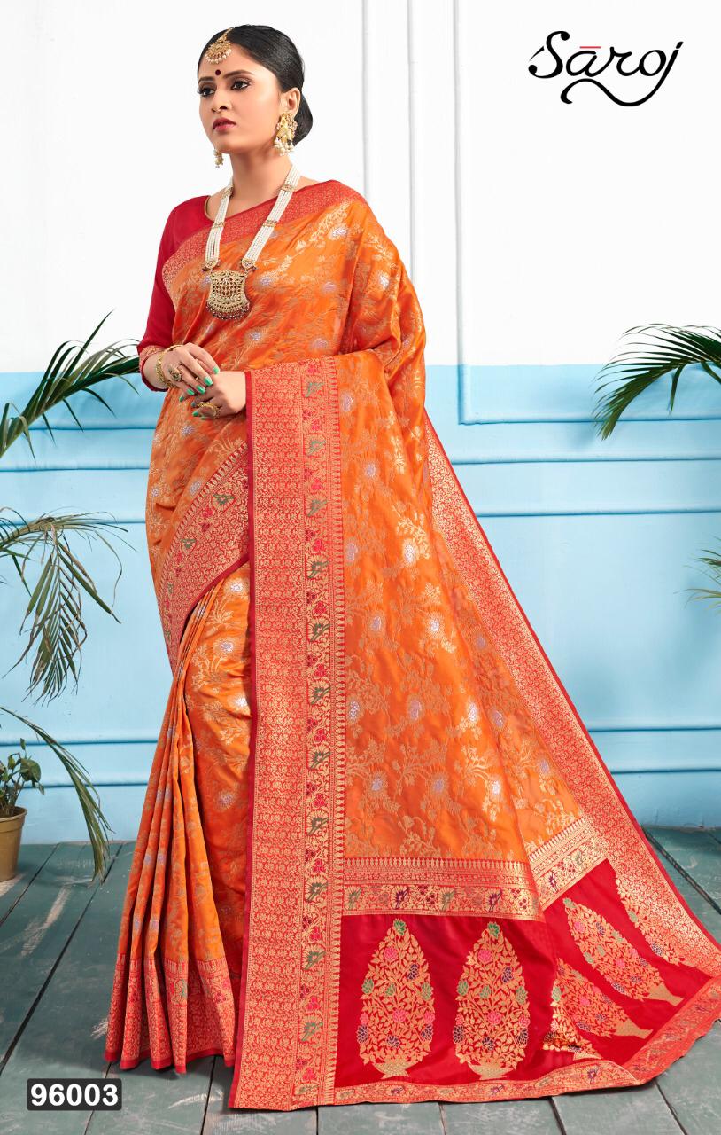Saroj Present Solah Shrigar Silk  Sarees Catalogue