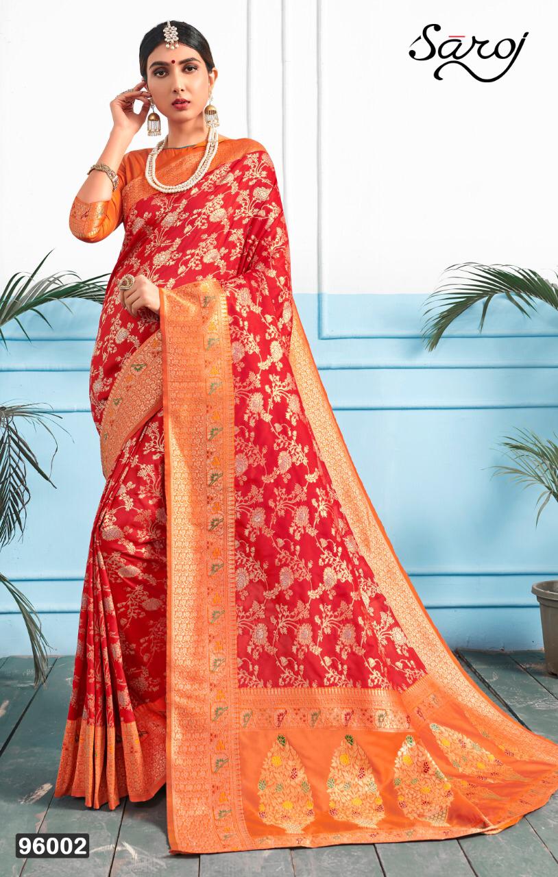 Saroj Present Solah Shrigar Silk  Sarees Catalogue
