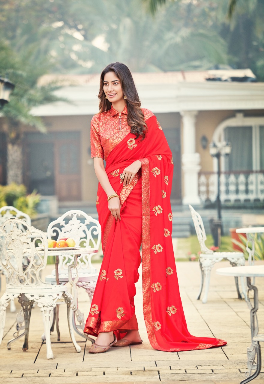 Shangrila Present Delight Weeding Wear Saress Catalogue