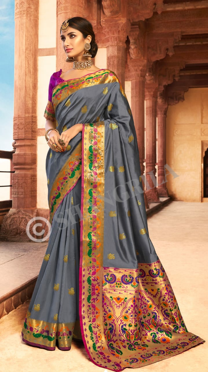 Shangrila Present Kornad Silk Vol 2 Sarees Catalogue