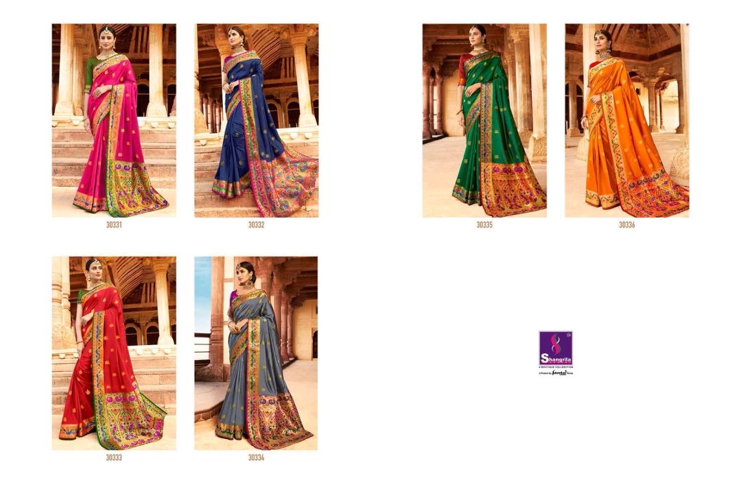 Shangrila Present Kornad Silk Vol 2 Sarees Catalogue