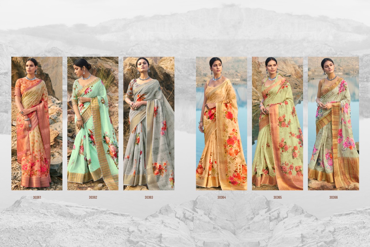 Shangrila Present Anupama Pure Digital Sarees Catalogue