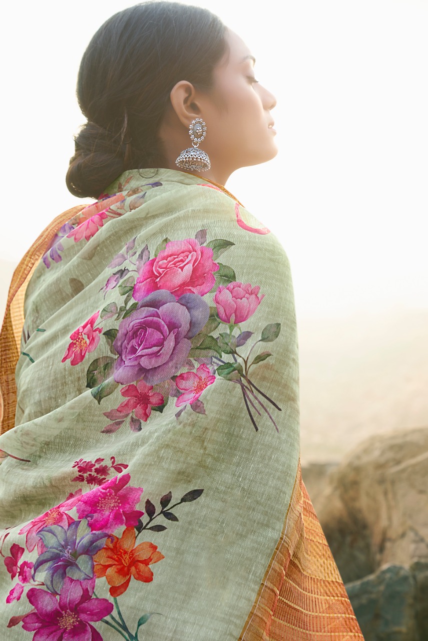 Shangrila Present Anupama Pure Digital Sarees Catalogue