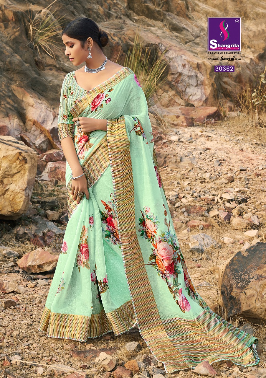 Shangrila Present Anupama Pure Digital Sarees Catalogue