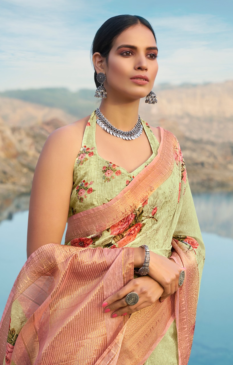 Shangrila Present Anupama Pure Digital Sarees Catalogue