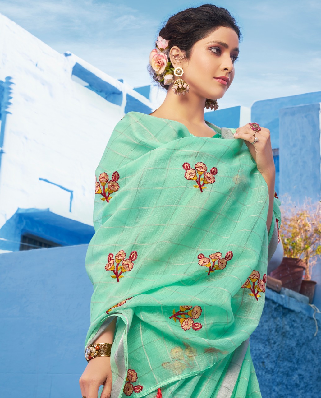 Shangrila Present Heena Sarees  Catalogue
