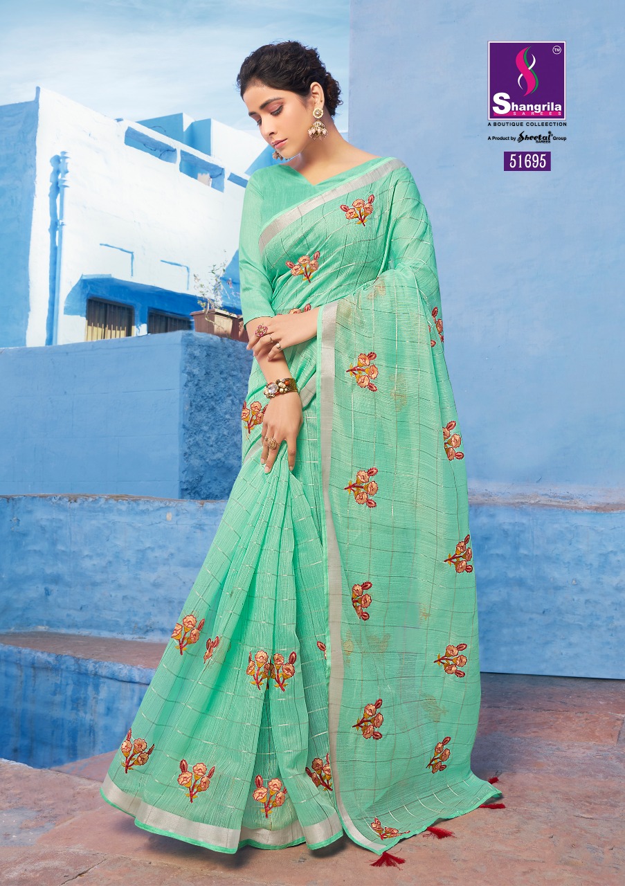 Shangrila Present Heena Sarees  Catalogue