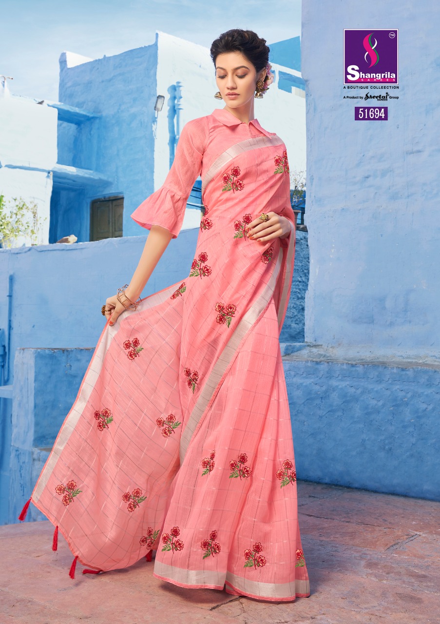 Shangrila Present Heena Sarees  Catalogue