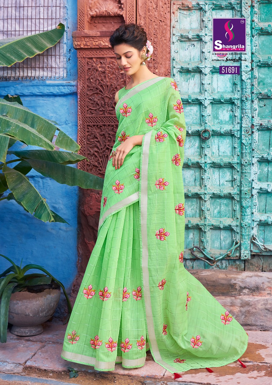 Shangrila Present Heena Sarees  Catalogue