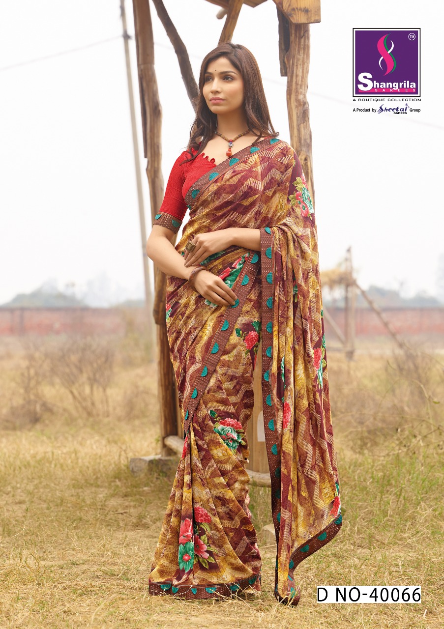 Shangrila Present Inox Vol 10 Sarees Catalogue