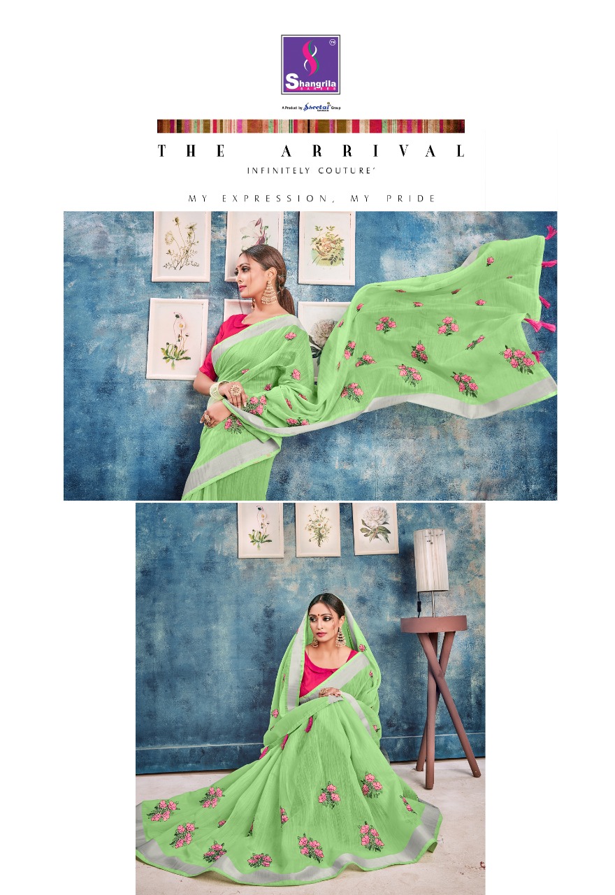 Shangrila Present Madhumati Linen Vol 2 Sarees Catalogue