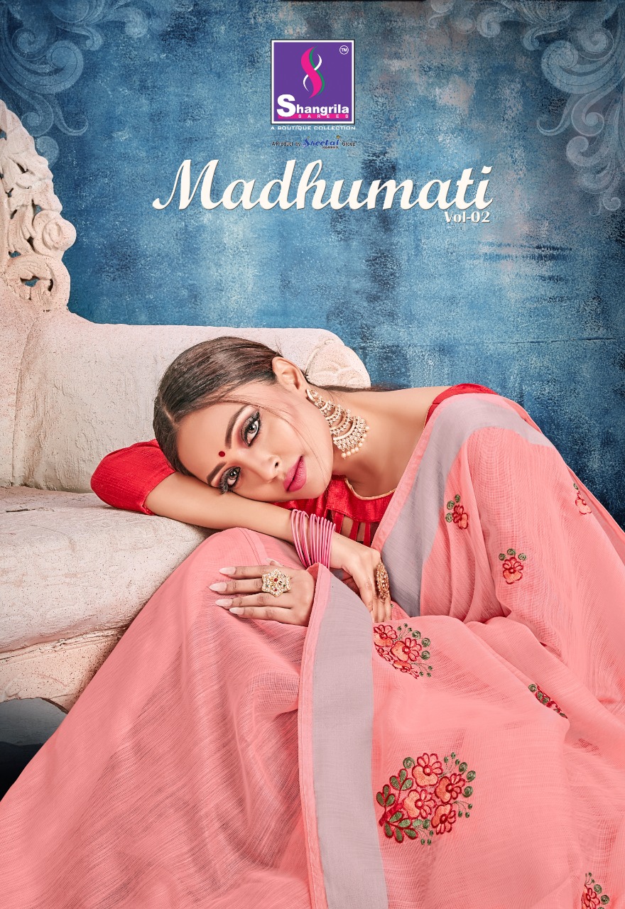 Shangrila Present Madhumati Linen Vol 2 Sarees Catalogue