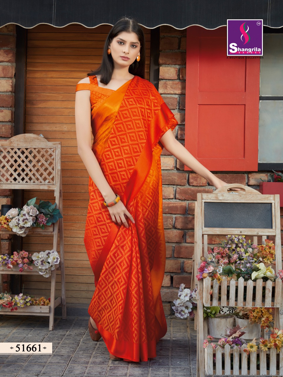 Shangrila Present Royal Brasso Vol 3 Sarees Catalogue
