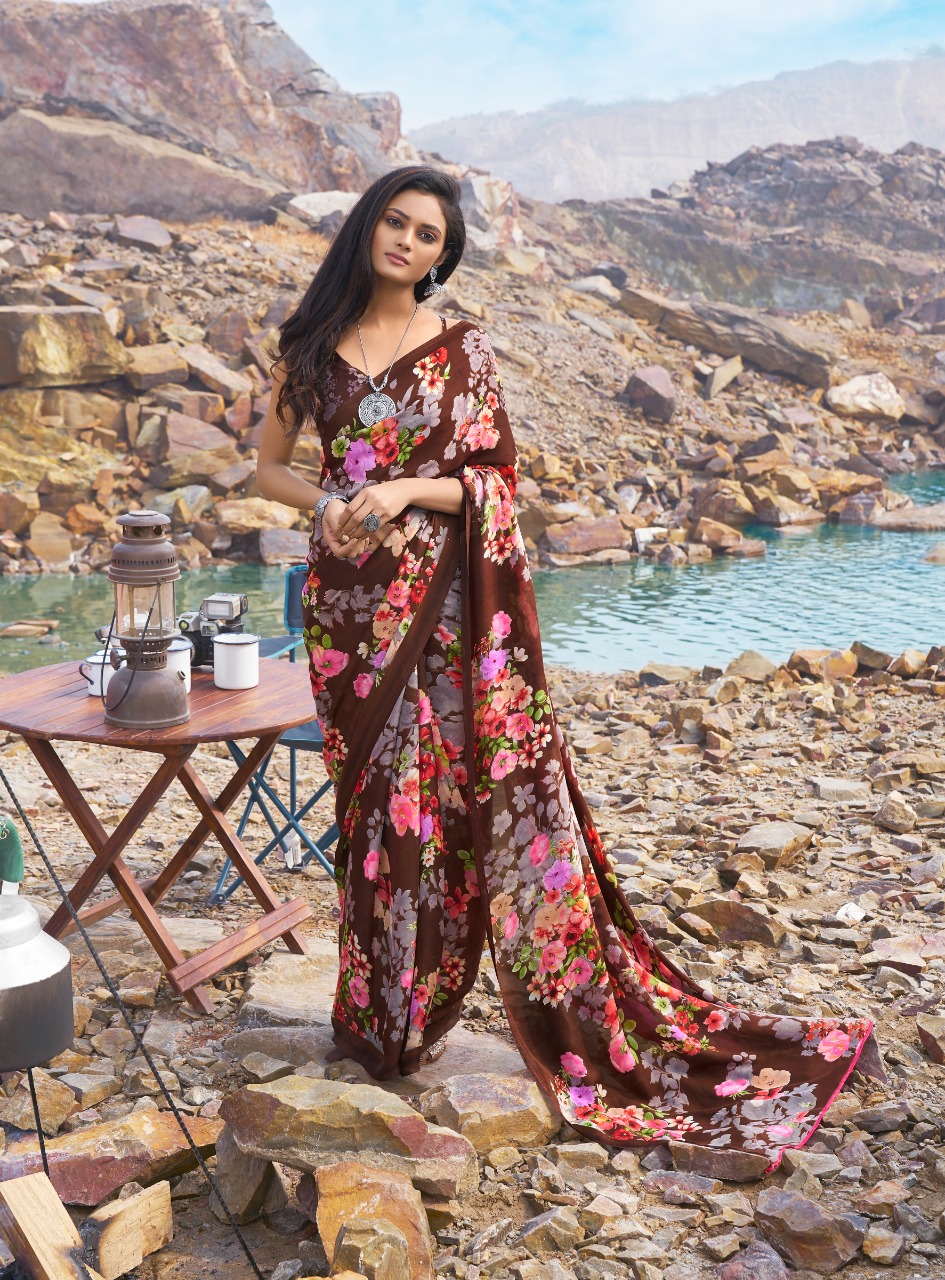 Shangrila Present Sneha Sarees Catalogue