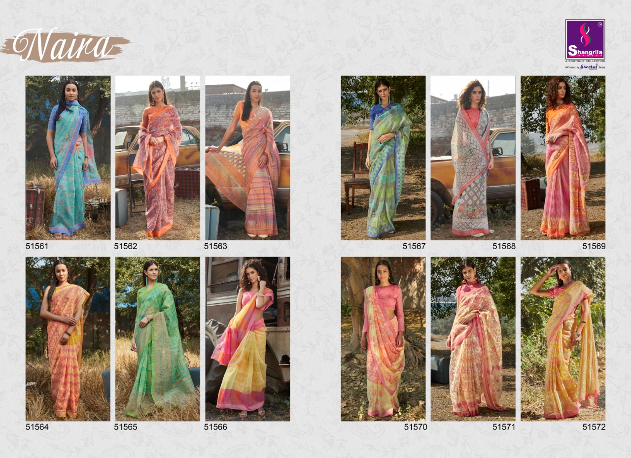 Shangrilla Present Naira Sarees Catalogue