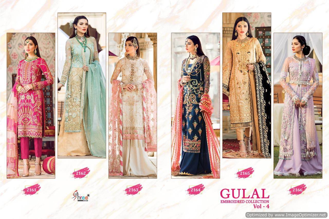 Shree Present Gulal Embroidered Collection Vol 4 Pakistani Salwar Suits