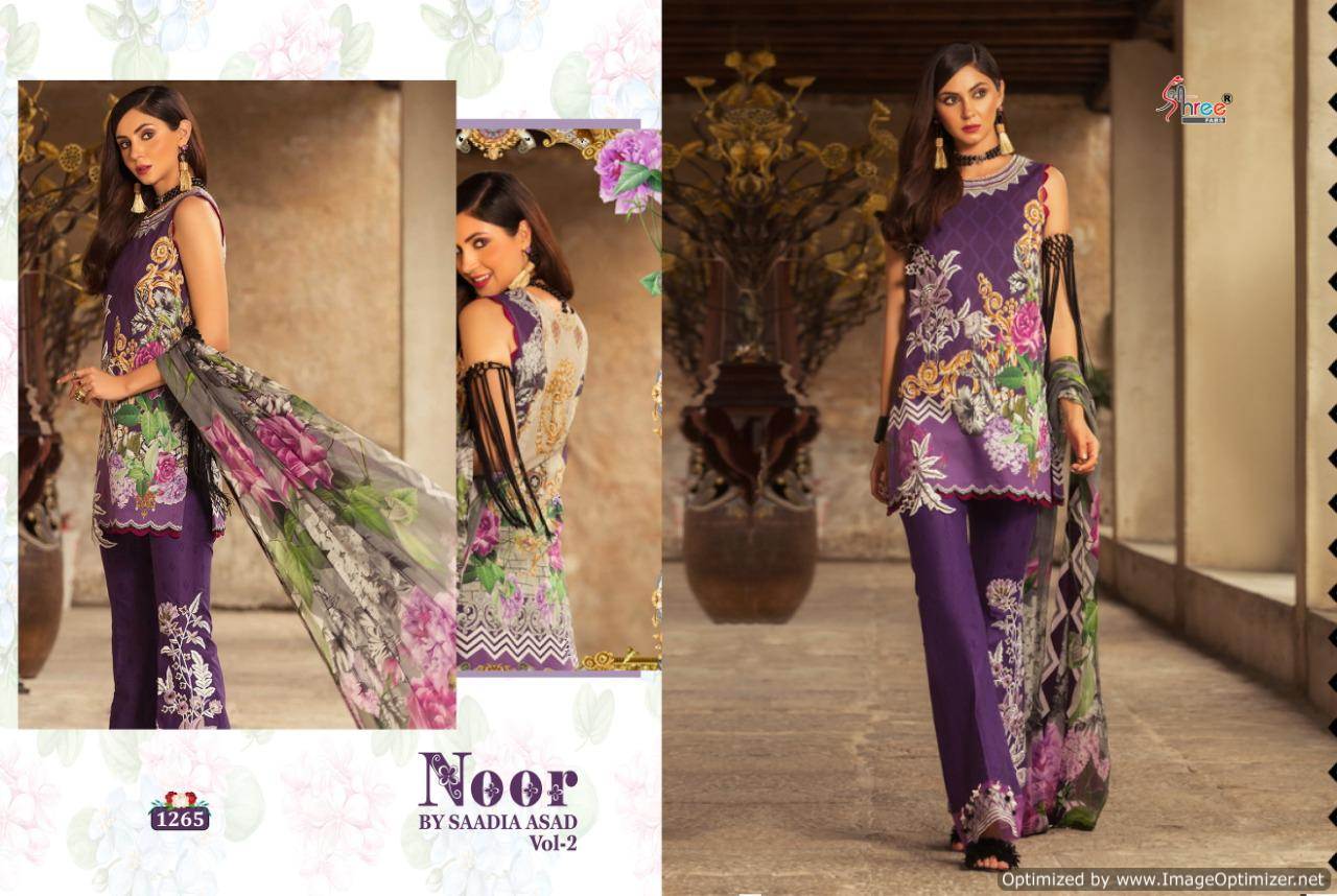 Shree Present Noor Sadiya Asad Vol 2 Salwar Suits Collection.