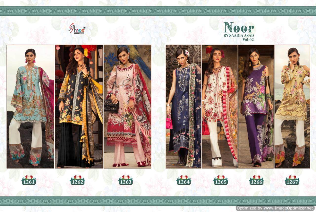 Shree Present Noor Sadiya Asad Vol 2 Salwar Suits Collection.