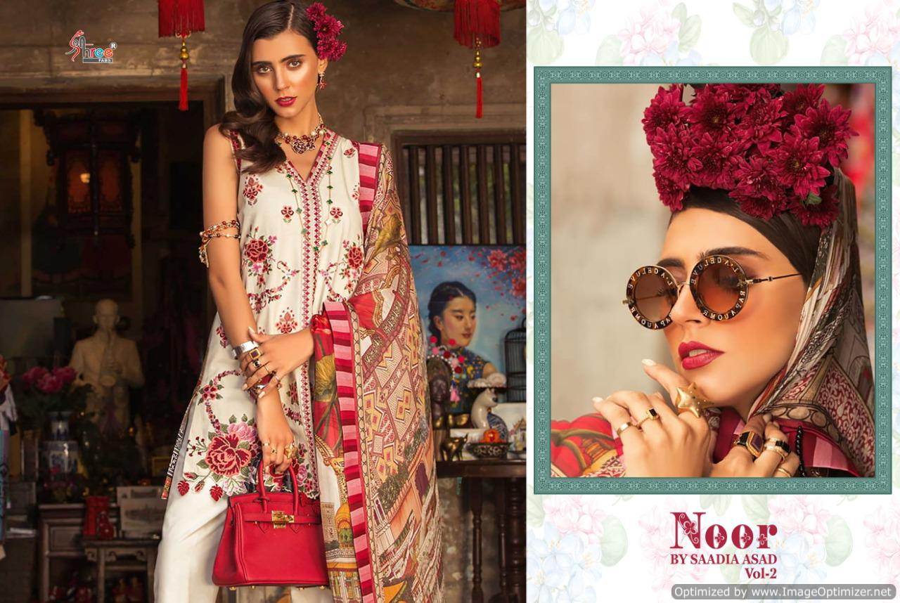Shree Present Noor Sadiya Asad Vol 2 Salwar Suits Collection.