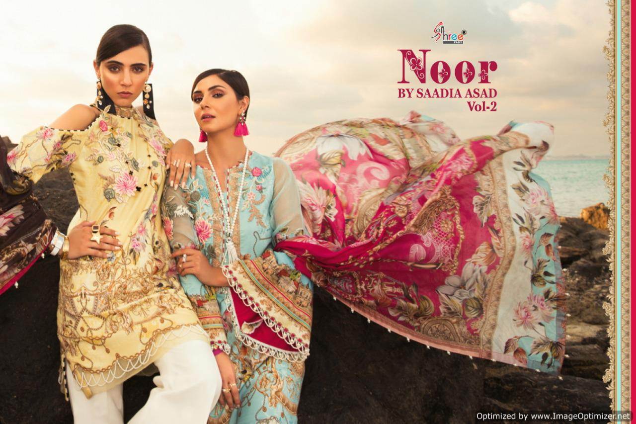 Shree Present Noor Sadiya Asad Vol 2 Salwar Suits Collection.
