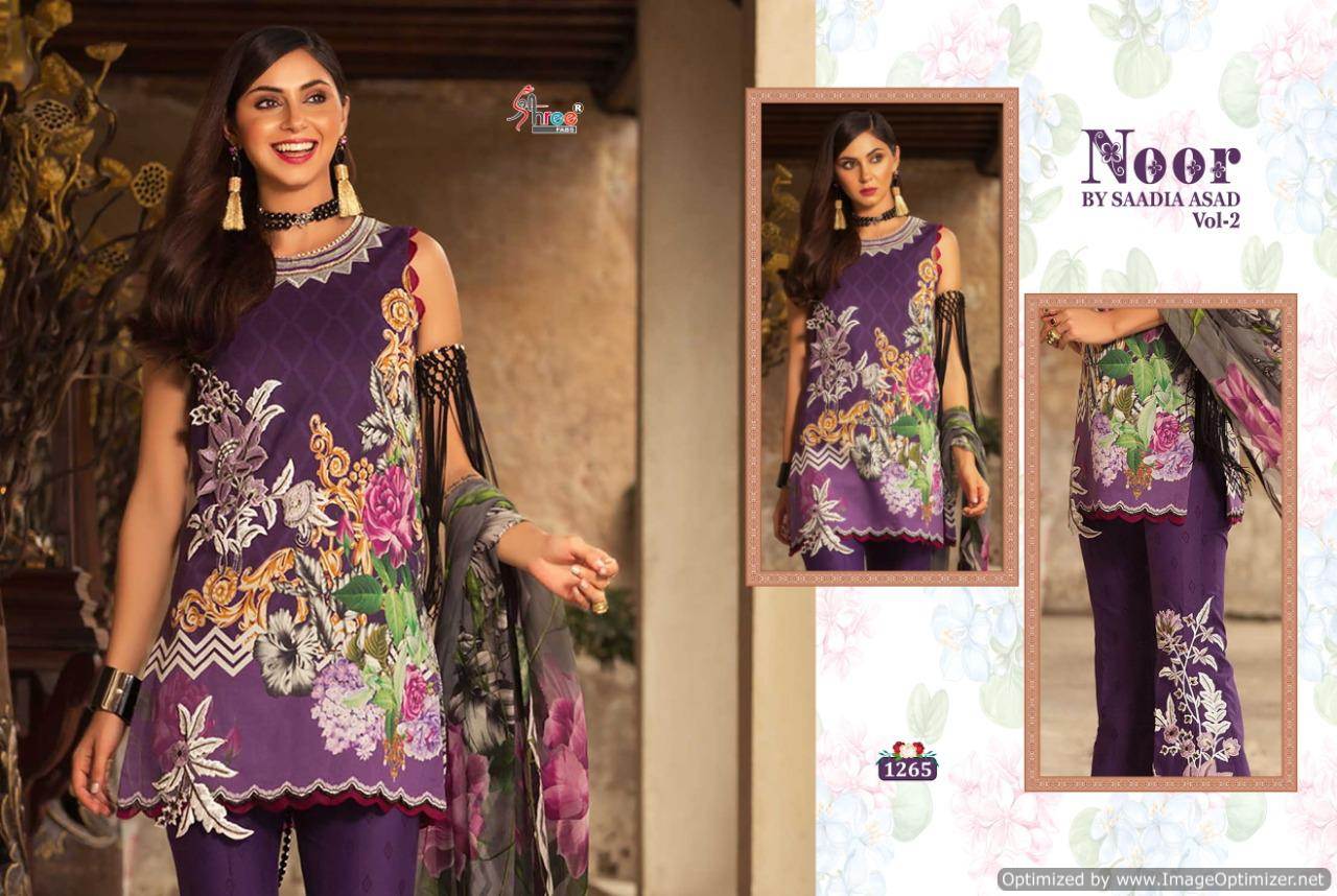 Shree Present Noor Sadiya Asad Vol 2 Salwar Suits Collection.