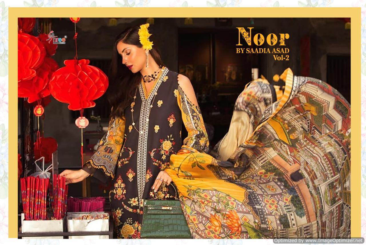 Shree Present Noor Sadiya Asad Vol 2 Salwar Suits Collection.
