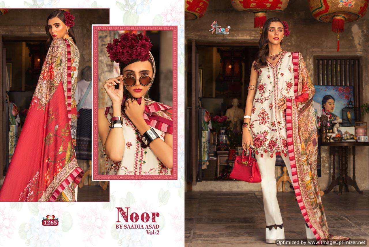 Shree Present Noor Sadiya Asad Vol 2 Salwar Suits Collection.
