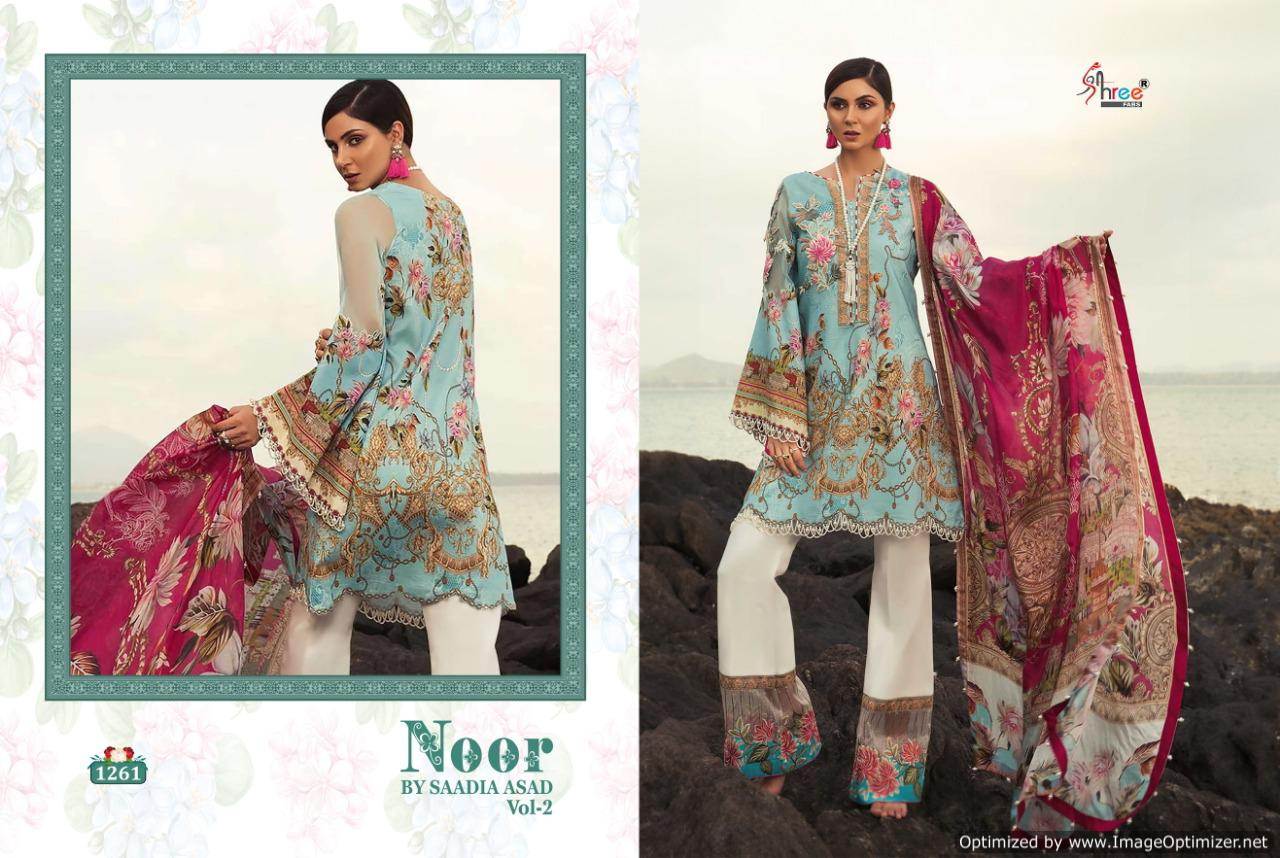 Shree Present Noor Sadiya Asad Vol 2 Salwar Suits Collection.
