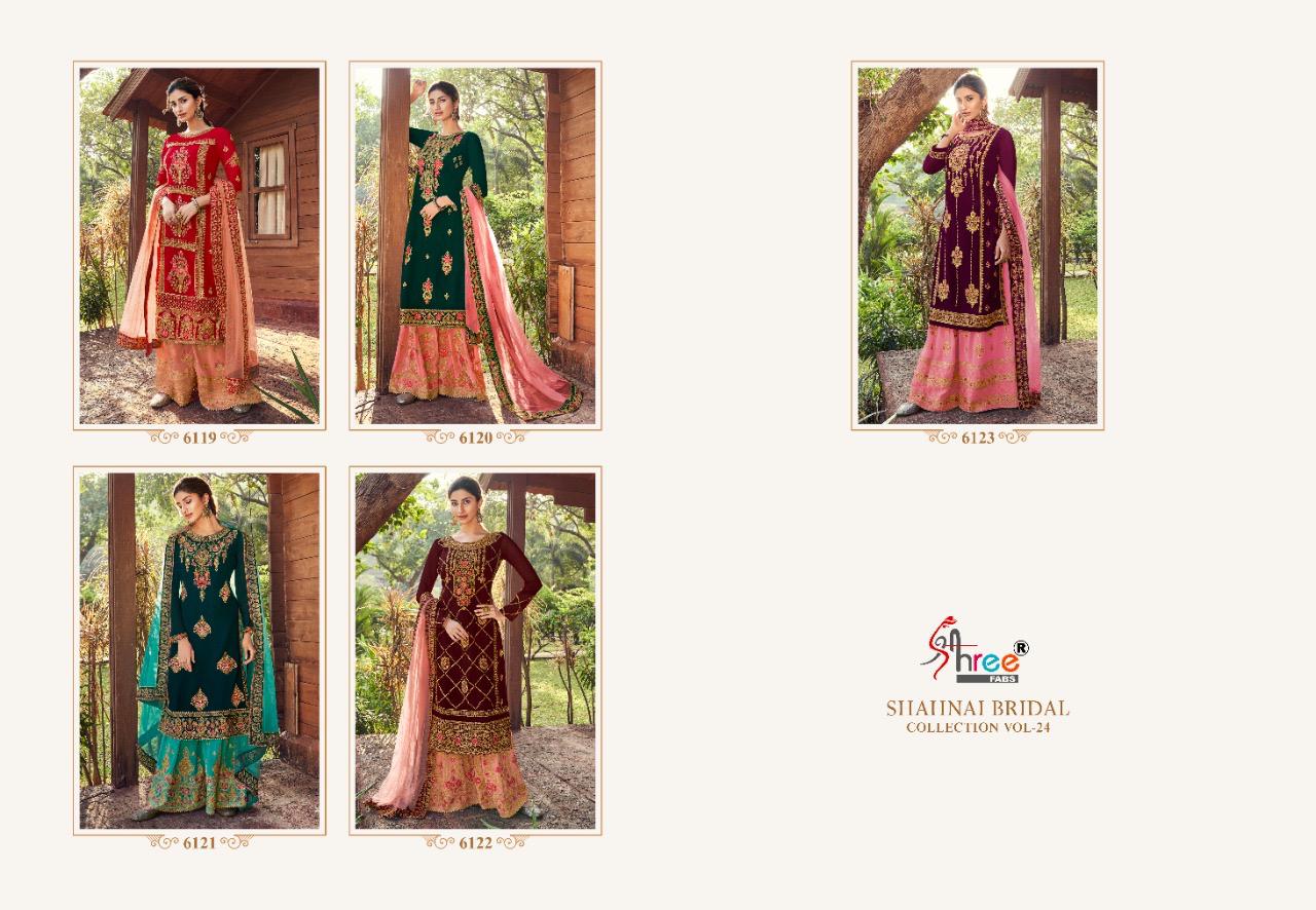 Shree Present Shehnai Bridal Collection Vol 24 Salwar Suits