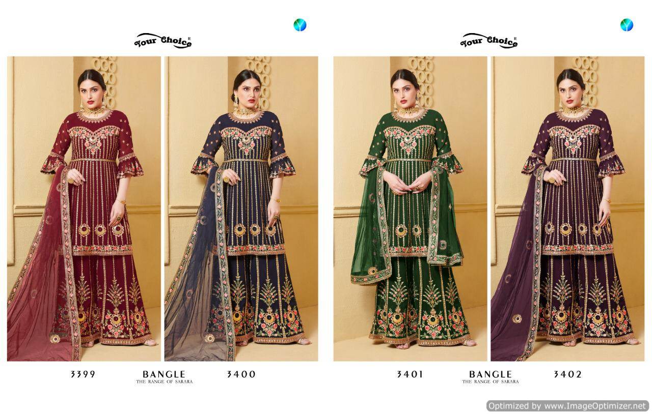 Y.c Present Bangle Designer Salwar Suits Catalogue