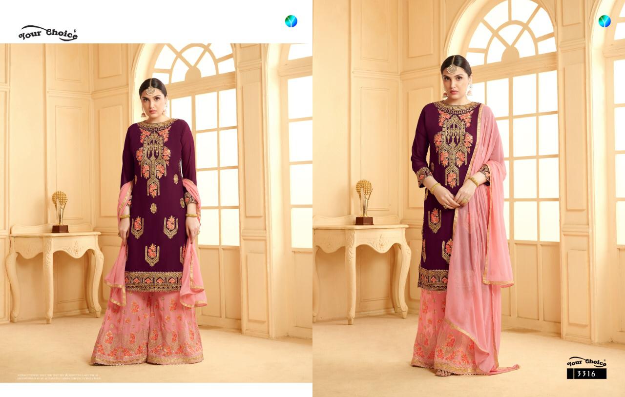 Y.c Present Glorina Vol 2 Faux Georgette Salwar Suits Collection